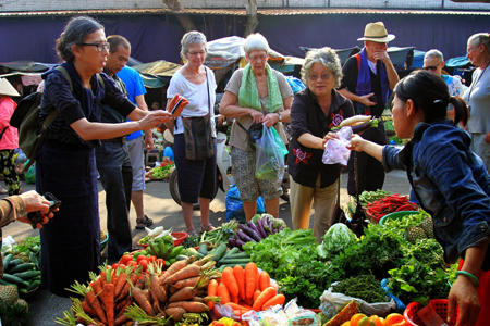 Visit local market