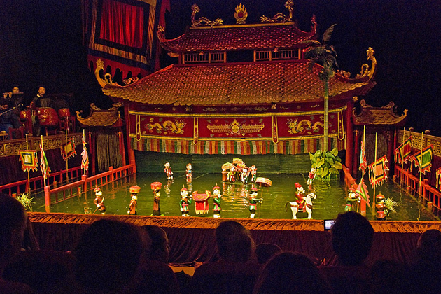 Water puppet show 10 day tour of vietnam