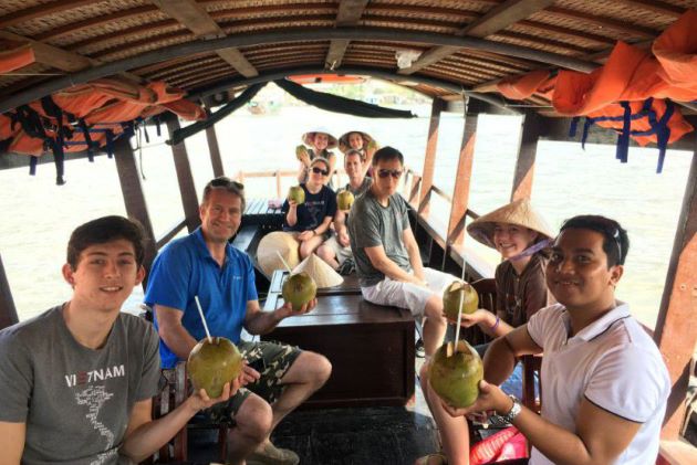 boat trip to my tho mekong delta