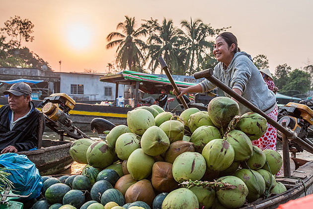 cai rang floating market