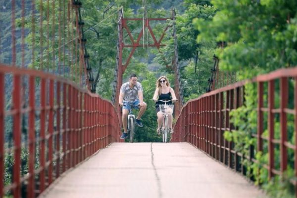 couple biking in sapa north vietnam honeymoon packages