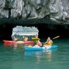 fascinating kayaking in halong bay