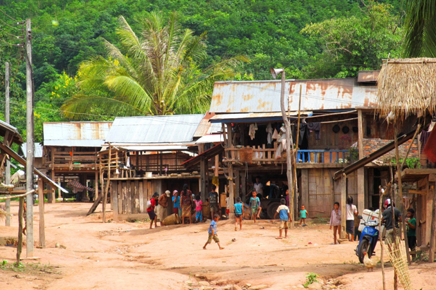 Hill tribe village in Xieng Khuang