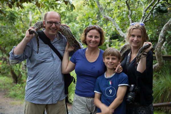 local experience at mekong delta with family