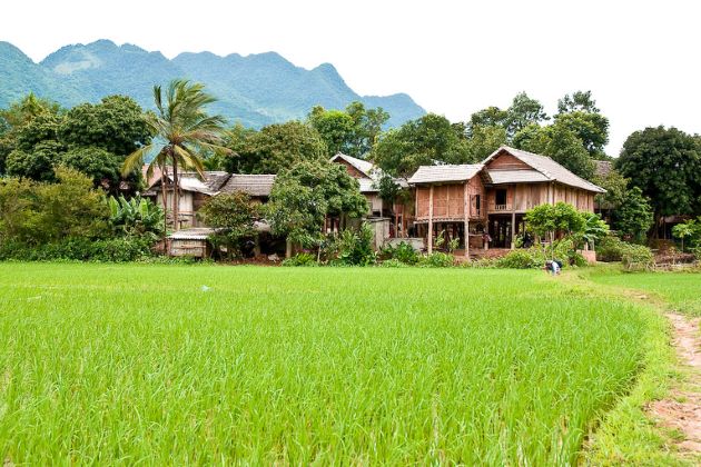 local village in mai chau