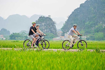 ninh binh cycling tour