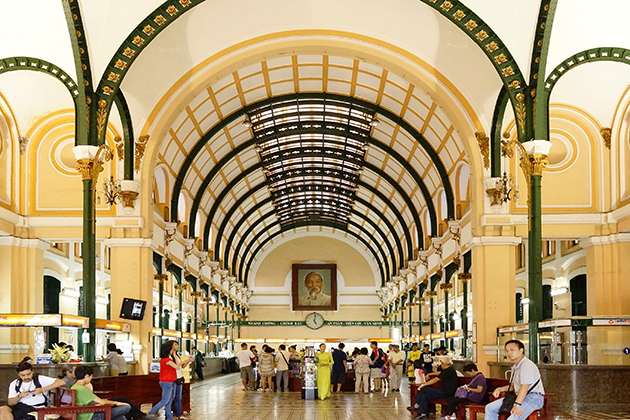 saigon central post office in ho chi minh city