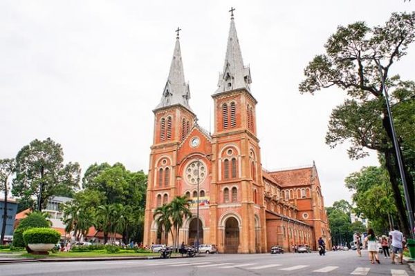 saigon notre dame basilica of southern vietnam family holiday