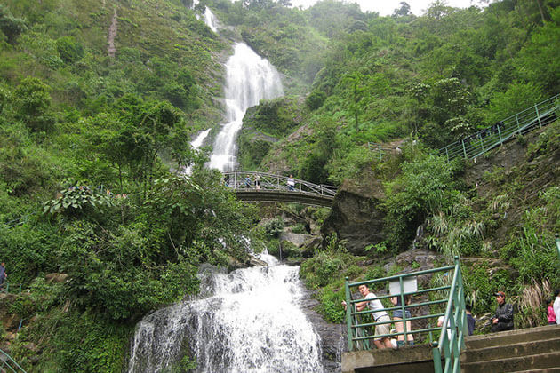 silver waterfall sapa trekking tour