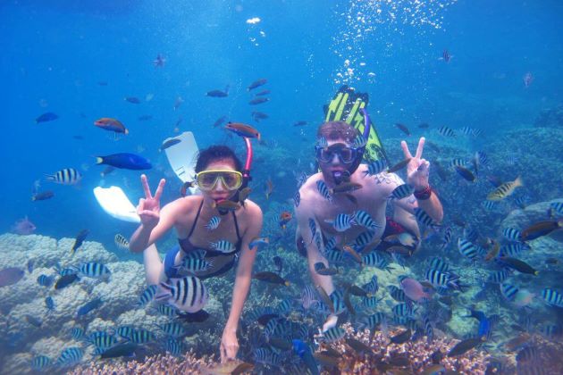 snorkeling in nha trang honeymoon