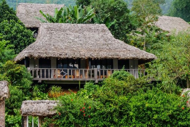 stilt house in mai chau