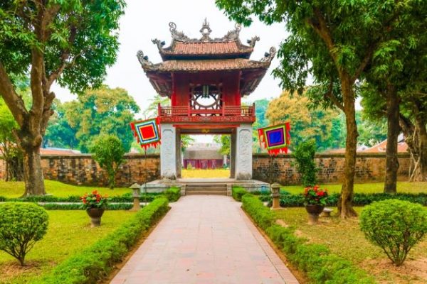temple of literature a must attraction in hanoi honeymoon