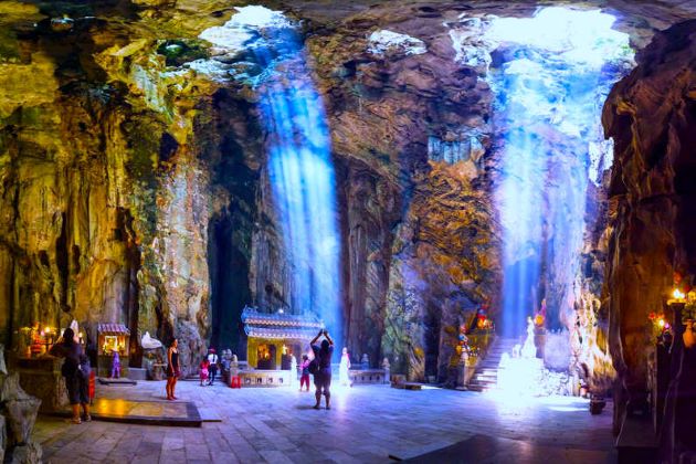 the marble mountain in da nang vietnam