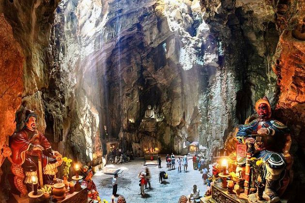 the marble mountain in danang central vietnam