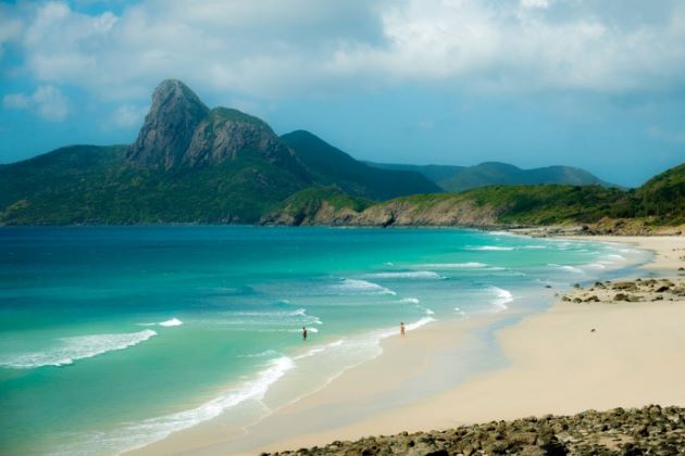 the stunning beach of con dao