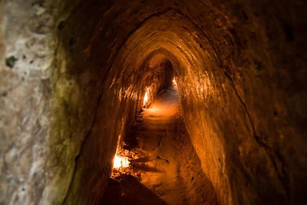 the tunnels of Cu Chi in Saigon