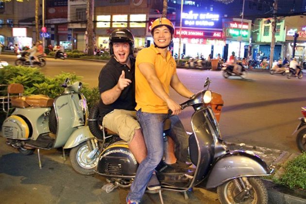 vespa tour in saigon city - Vietnam adventure vacation