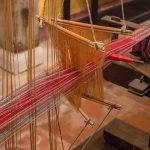 weaving loom at hoi an museum
