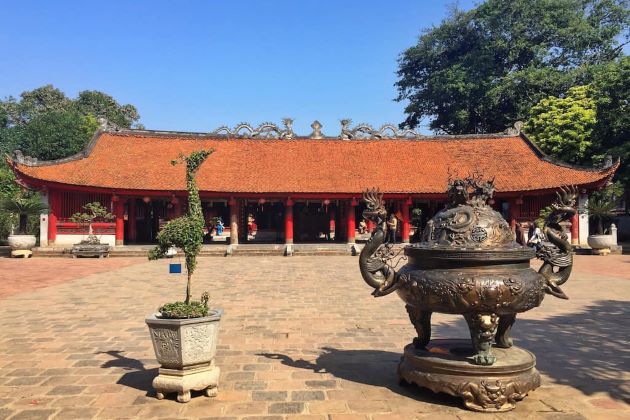 yard inside temple of literature