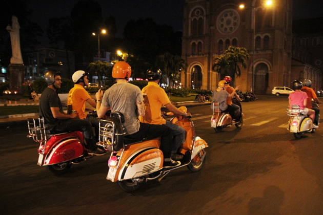 Saigon vespa tour after dark tour of thailand vietnam cambodia