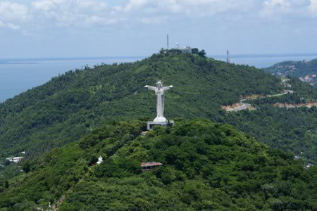 Panoramic view of Jesus Statue