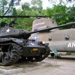 American battle tank and aircraft on exhibition, War Remnants Museum