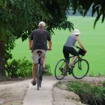 Biking in Tan Phong Island