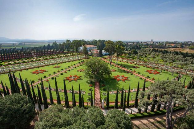 The Shrine of Bahá'u'lláh in Haifa Israel