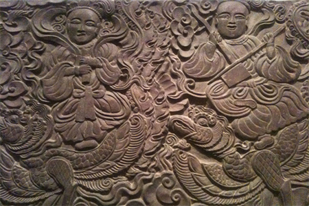 Wood sculpture of Tran dynasty