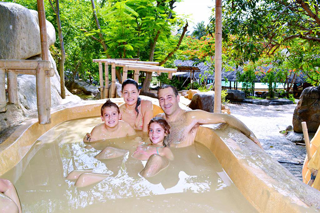 family mud bath in Nha Trang - Vietnam family tours