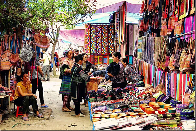 ha giang local market northeast vietnam tour