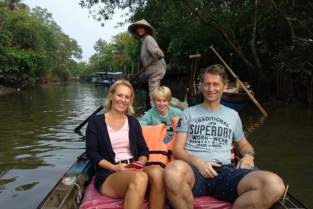 mekong delta boat trip with family