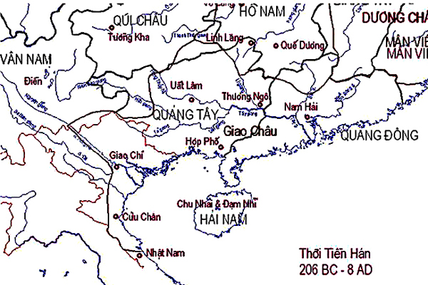 Giao Chi Map
