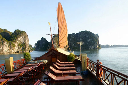 Halong Sail Cruises - Sundeck