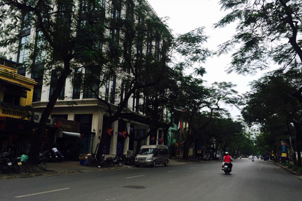 Tran Binh Trong Street Hanoi