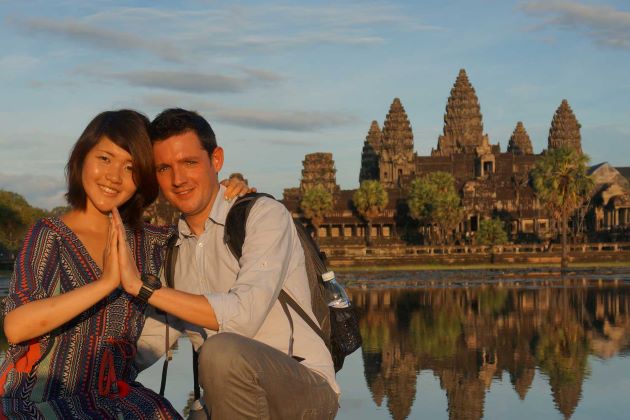 visit angkor wat in cambodia honeymoon package