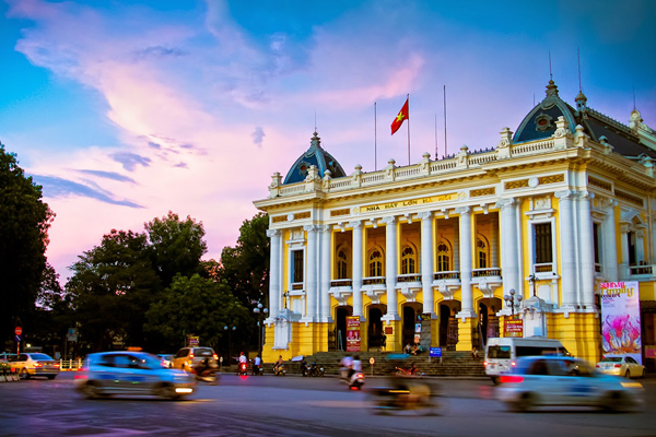 Hanoi Opera House - French Colonial Architecture