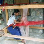 Ban Phanom village of traditional weaving in Luang Prabang