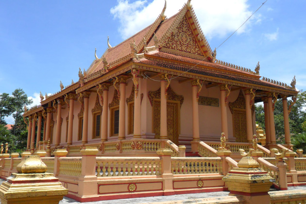 pagoda of Khmer ethnic group