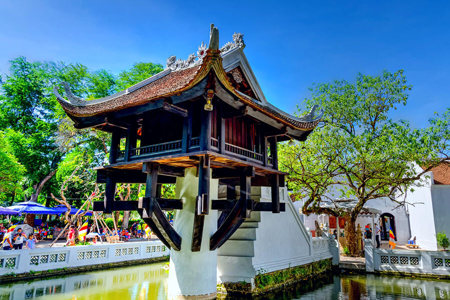 One Pillar Pagoda in Hanoi