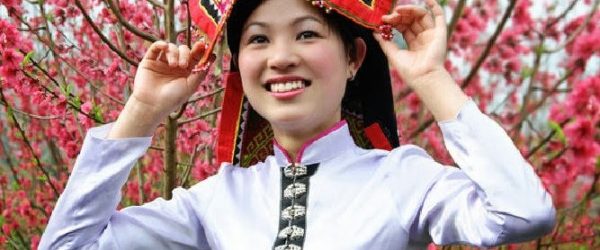 Thai woman in the spring