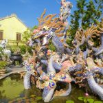 dragon statue at Cantonese congregation in hoi an
