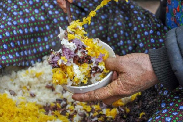enjoy local specialy for breakfast in sapa