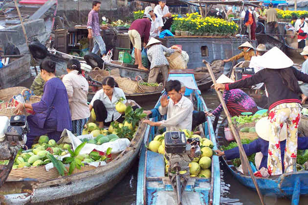 Cai Be Floating Market