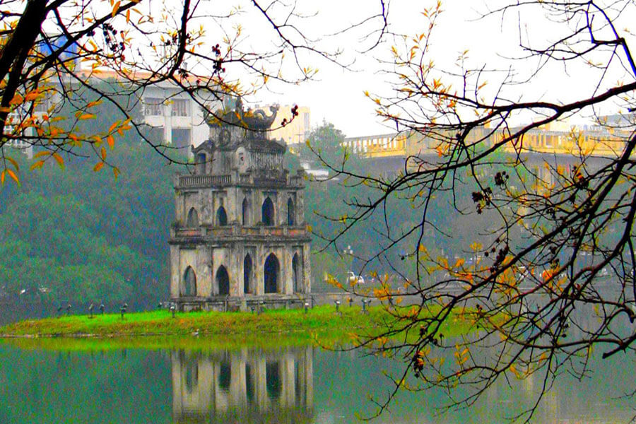 Hoan Kiem Lake in Hanoi