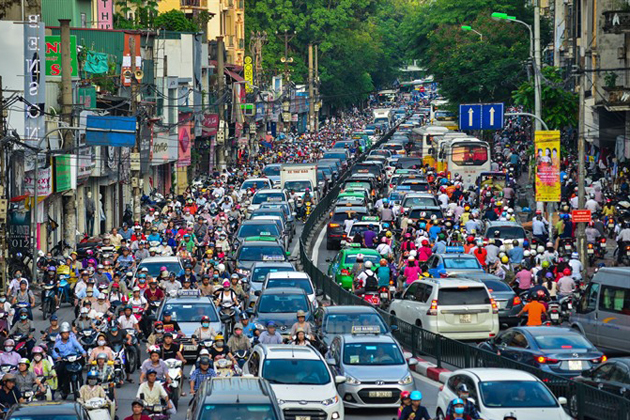 Traffic Adventure In Vietnam, Ho Chi Minh City