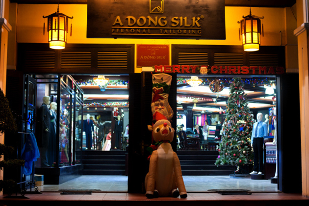A Dong Silk tailor shop in hoi an
