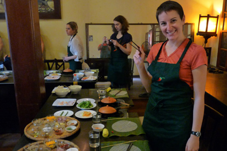 Cooking class experience in Hoi An