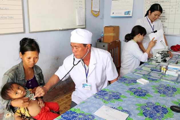 Health services in remote areas of Vietnam