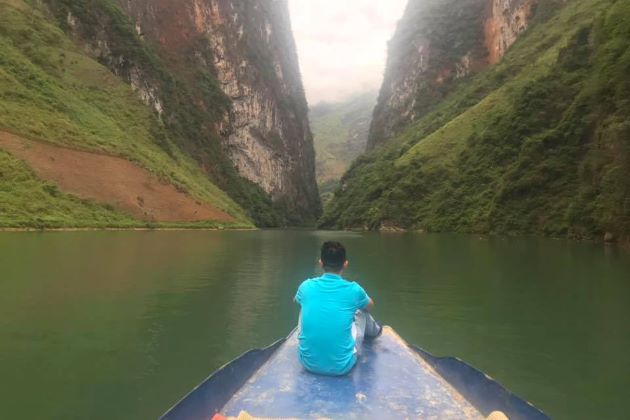 Nho Que River of ma li peng pass vietnam